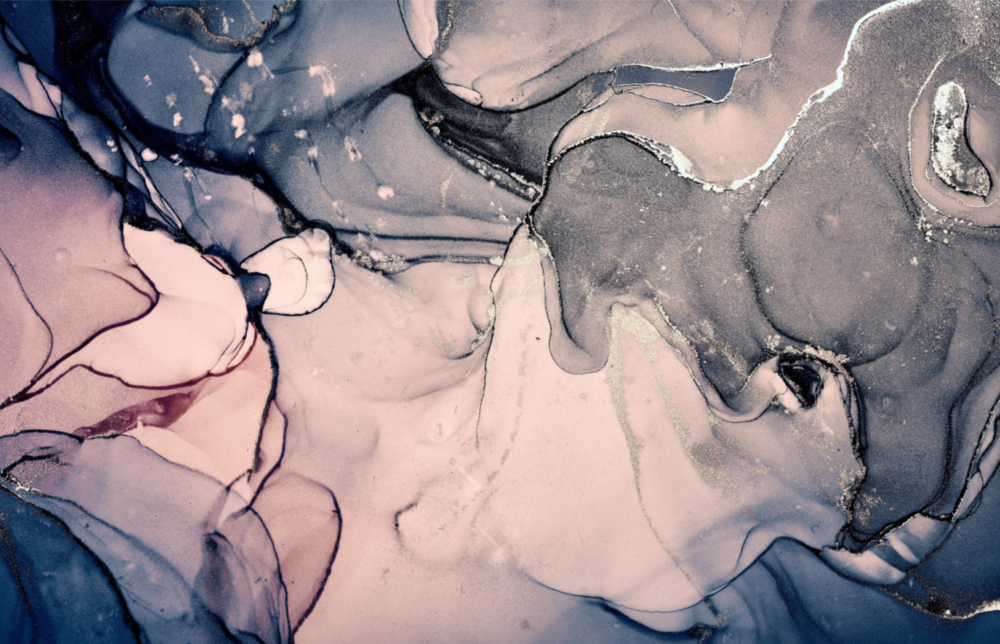 Abstract Depth Glass Wall Art