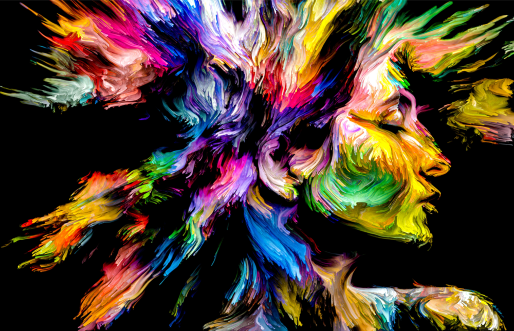 Colorful Thoughts Glass Wall Art