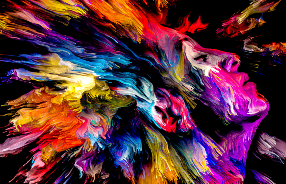 Colorful Thoughts Glass Wall Art