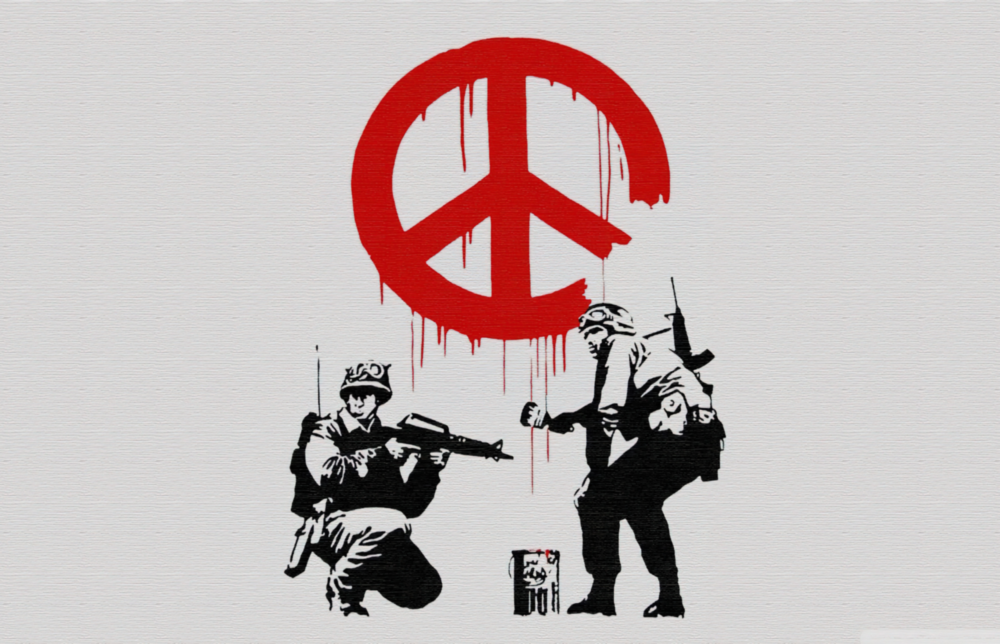 War for Peace Glass Art