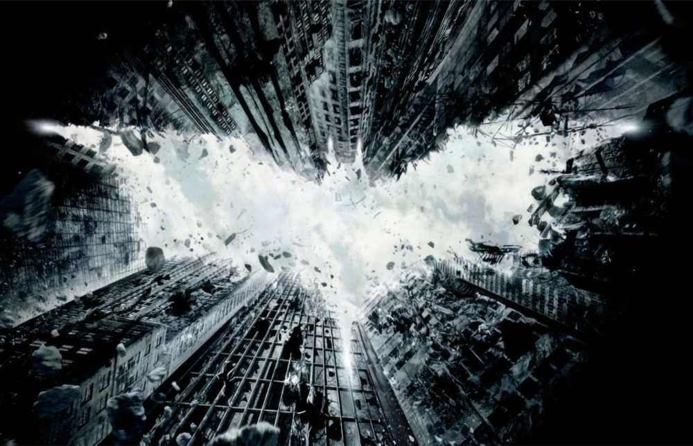 Batman and Gotham City Glass Wall Art