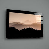 Foggy Horizons Glass Wall Art.
