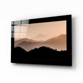 Foggy Horizons Glass Wall Art.