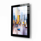 Sailboats Glass Wall Art.