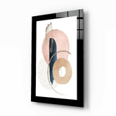 Abstract Modernity Glass Wall Art.