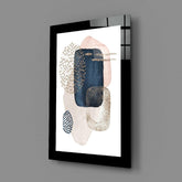 Abstract Modernity Glass Wall Art.