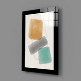 Cubic Art Glass Wall Art.