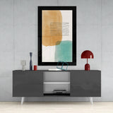 Cubic Art Glass Wall Art.