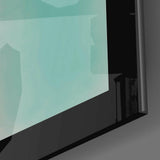 Cubic Art Glass Wall Art.