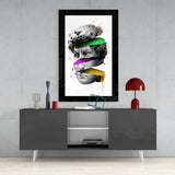 Modernity in Sculpture Glass Wall Art.