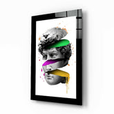 Modernity in Sculpture Glass Wall Art.