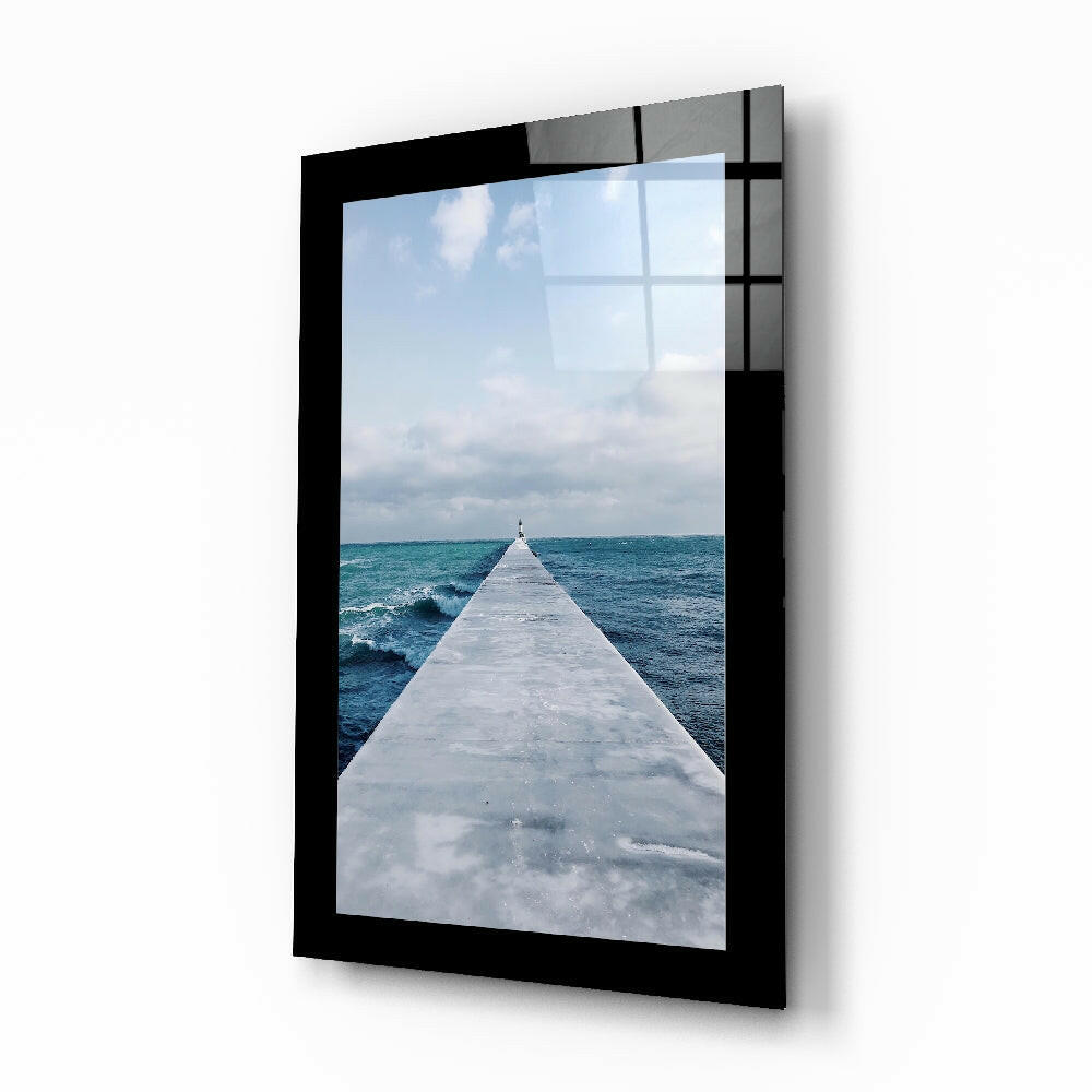 Far Horizon Glass Wall Art.