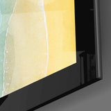 Sun Sea Beach Glass Wall Art.