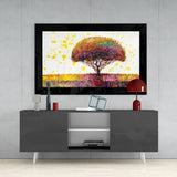 Colorful Dream Tree Glass Wall Art.