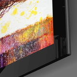 Colorful Dream Tree Glass Wall Art.