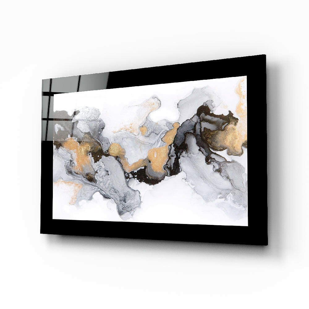 Marble Pattern Glass Wall Art.