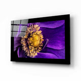 Passionflower Flower Glass Wall Art.