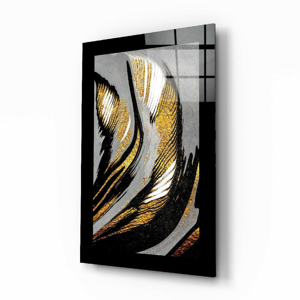 Gold Dust Glass Wall Art.