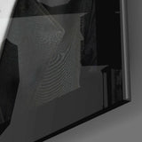 Smoke and Woman Glass Wall Art.