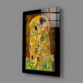 Gustav Klimt ''The Kiss'' Glass Art.