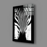 Zebra Glass Wall Art.