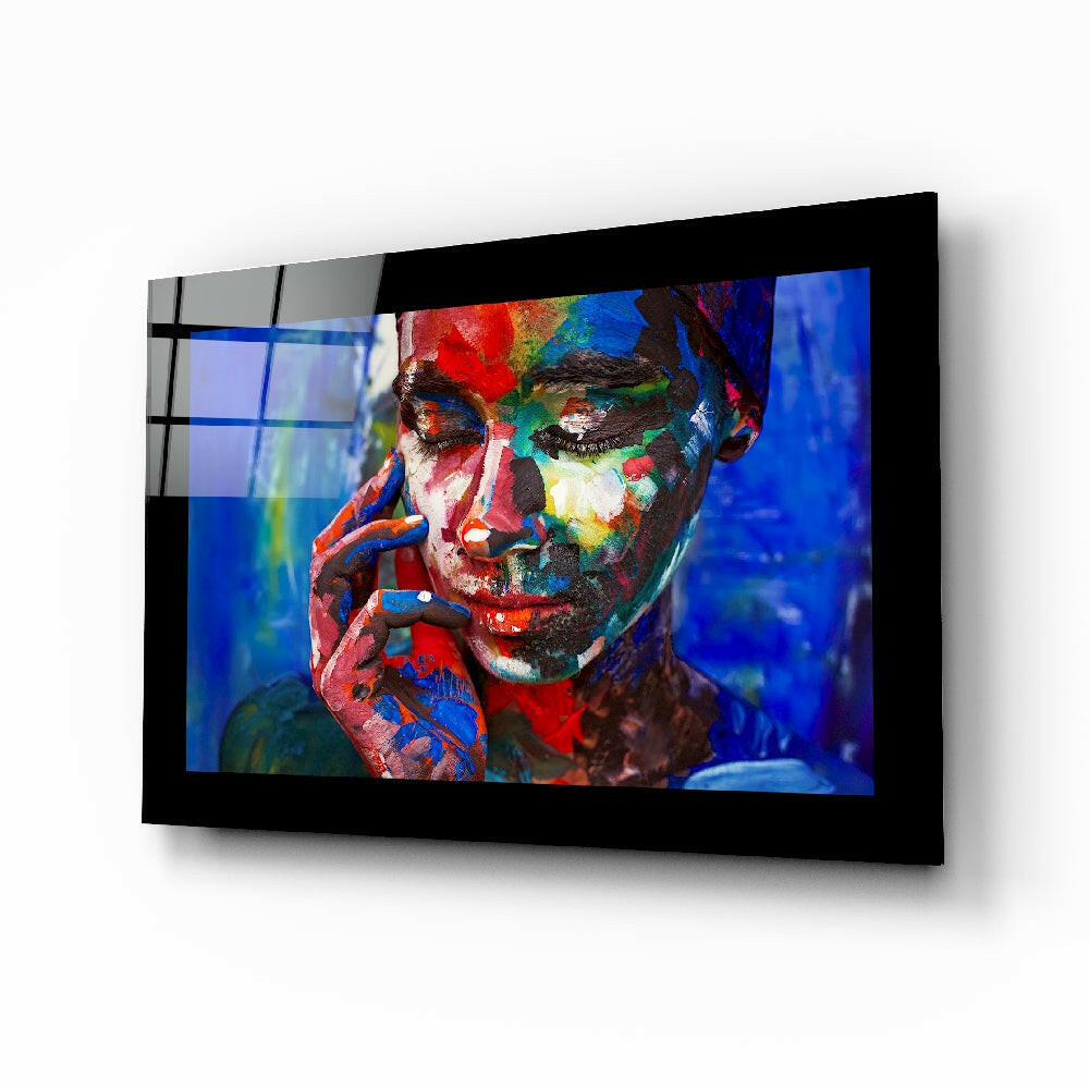Deep Solitude Glass Wall Art.