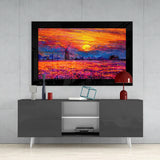 Mill Glass Wall Art in the Field.