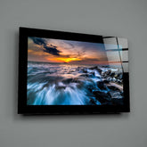 Combatant Sea Glass Wall Art.