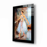 Ballerina Glass Wall Art.