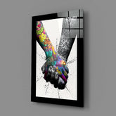 Meeting Glass Wall Art.