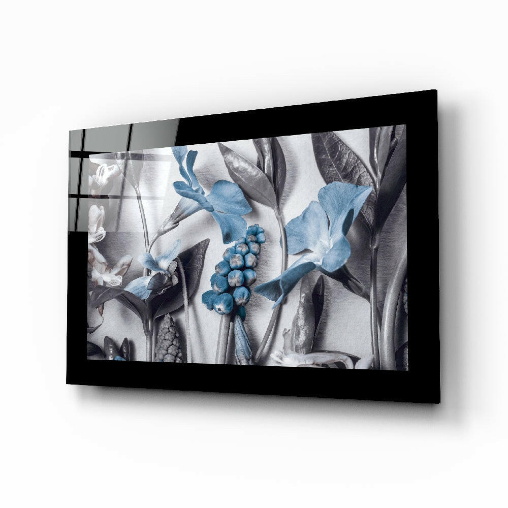 Flower Arrangement Glass Wall Art.