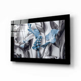 Flower Arrangement Glass Wall Art.
