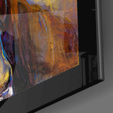 Farm Horses Glass Wall Art.