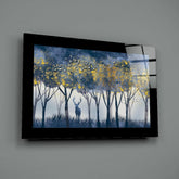 Silent Forest Glass Wall Art.