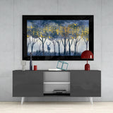 Silent Forest Glass Wall Art.