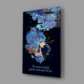Cosmic Freedom Glass Wall Art