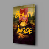 Inner Beauty Glass Wall Art