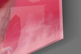 Elegant Red Lion Glass Wall Art