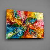 Mosaic Appearence Glass Wall Art