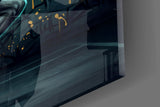 Showtime Wolf Streetball Dunk Glass Wall Art