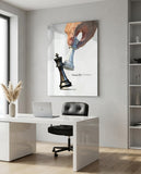 Focus On The Best Low Poly Chess Glass Wall Art
