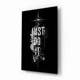 Phoenix Bold Motivational Typography Glass Wall Art