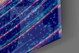 Silver Line Creator of the Galaxy Glass Wall Art