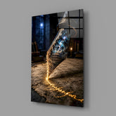 Cosmic Colosseum Fountain Pen Glass Wall Art