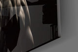 Focus Classical Statue Monochrome Glass Wall Art