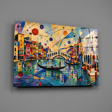 Venice Grand Canal Kandinsky Style Glass Wall Art