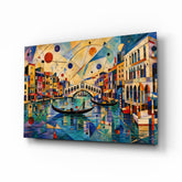 Venice Grand Canal Kandinsky Style Glass Wall Art
