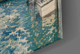 Venice Grand Canal Hokusai Style Glass Wall Art