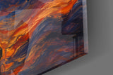 Statue of Liberty Munch Style Glass Wall Art