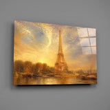 Eiffel Tower Turner Style Glass Wall Art